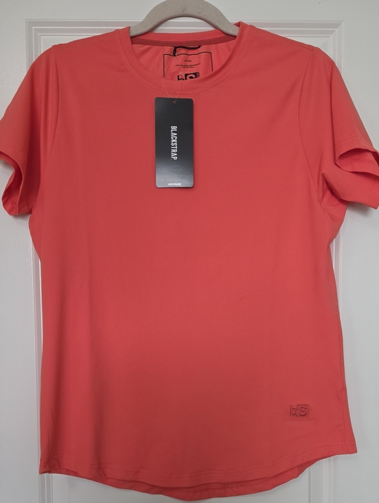 Blackstrap Tops - BlackStrap Voyage Performance Tee Women’s M Coral UPF 50+ Trail Active Shirt NWT